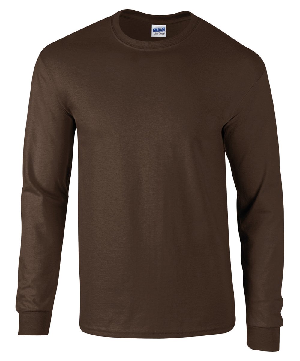 Dark Chocolate - Ultra Cotton™ adult long sleeve t-shirt - Mrch.
