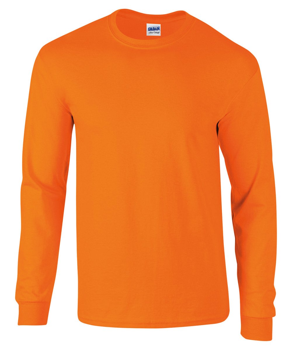 Safety Orange - Ultra Cotton™ adult long sleeve t-shirt - Mrch.